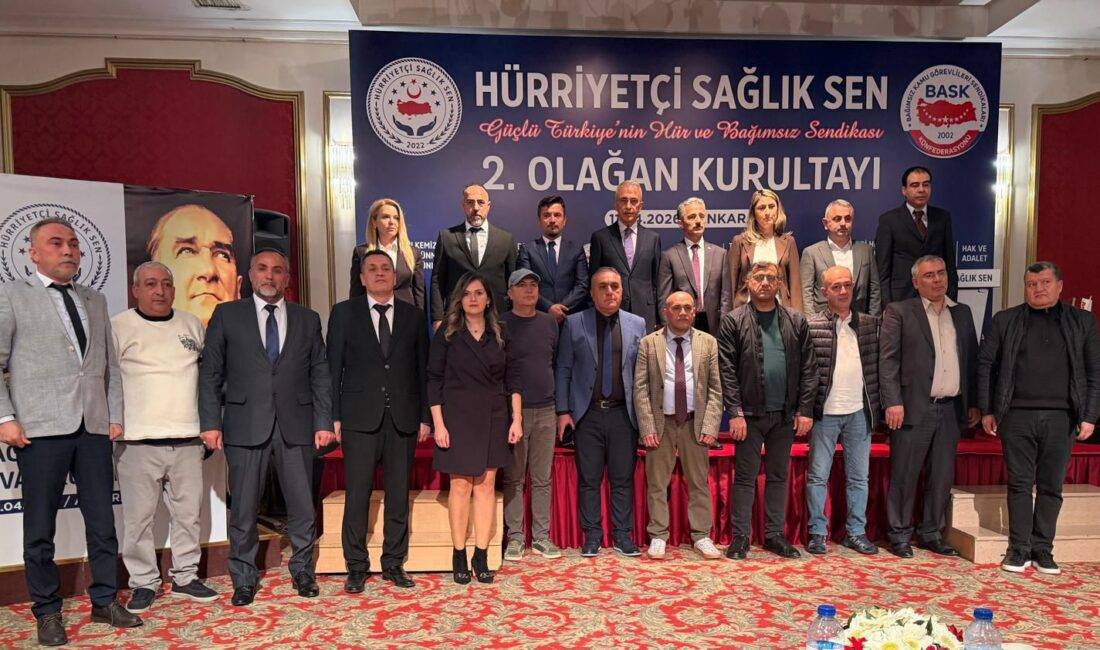 Hızla büyüyen Hürriyetçi Sağlık Sen’in 2. Olağan Kongresi Ankara’da gerçekleşti. 
